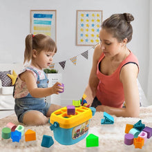 Baby First Block Set for Kids Non-Toxic Abcd Geometric Shape Sorting & Stacking Toy (1 Set) - dailyneed.life