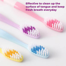 2-in-1 Tooth Brush with Tongue Scraper, Soft Bristle & Long Handle (8Pcs) Soft Toothbrush - dailyneed.life