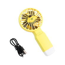 Cute Cartoon Handheld Fan with LED Light (1 Pc) - dailyneed.life