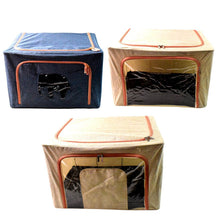 Zippered Closet Storage Box with Lid, With Window (Mix Design & Size / 1 Pc) - dailyneed.life
