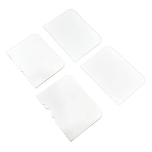 Plastic Cake Scraper Cake Decorating Pastry Baking Tool (4 Pcs Set) - dailyneed.life