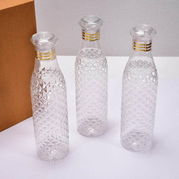Water Bottle With Diamond Cut Used By Kids, Children's ( 3 pcs ) - dailyneed.life