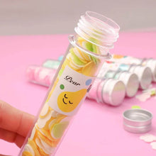 Portable Hand Washing Bath Flower Shape Paper Soap Strips In Test Tube Bottle - dailyneed.life