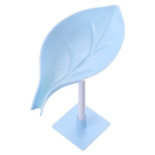 Soap Holder Leaf-Shape Self Draining Soap Dish Holder, With Suction Cup Soap Dish Suitable for Shower, Bathroom, Kitchen Sink - dailyneed.life