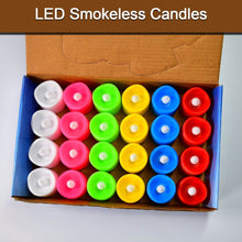 Festive Lighting for Any Occasion: 24 Pack LED Tealight Candles, Diwali (Multicolor) - dailyneed.life