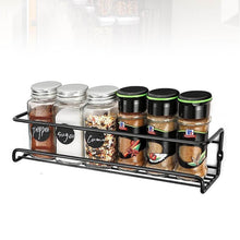 Spice Bottle Storage Rack Hanging Spice Rack Hanging Spice Rack Seasoning Holder Metal Storage Hanging Rack (1 Pc) - dailyneed.life