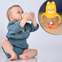 Glass Baby Feeding Bottle with Handles & Straw (300 ML / 1 Pc) - dailyneed.life