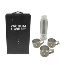 Stainless Steel Vacuum Flask Set with 3 Steel Cups Combo for Coffee Hot Drink and Cold Water Flask Ideal Gifting Travel Friendly Latest Flask Bottle. (500ml) - dailyneed.life