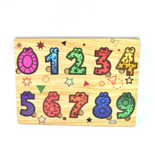 Wooden Number Puzzle Learning Educational Board (1 Set / 28×20 Cm) - dailyneed.life