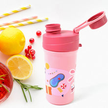 Plastic Lunch Box Leak Proof 2 Compartment with Bottle and Fork (1 Set / Mix Color) - dailyneed.life