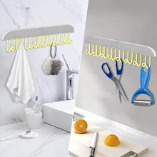 Plastic Organizer Hanger 360 Degree Rotatable Clothes Multifunctional with 8 Hooks Heavy Duty Clothing Tank Top Belt Towel Drying Rack Holder (1 pc) - dailyneed.life
