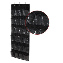 24 Grid Over the Door Shoe Organizer Rack Hanging Storage Space Saver (1 Pc) - dailyneed.life