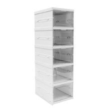 5-Layer Stackable Utility Cart – Foldable Storage Organizer for Clothes & Home (1 Pc) - dailyneed.life