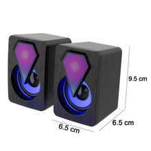 RGB Desktop Speakers, Plug, and Play USB Powered Speaker (2 Pc Set) - dailyneed.life