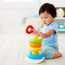 Plastic Baby Kids Teddy Stacking Ring Jumbo Stack Up Educational Toy 5pc - dailyneed.life