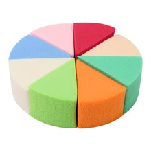 Makeup Sponge Triangle Shaped Mix Colour Cosmetic Puff (8 Pcs Set) - dailyneed.life