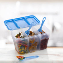 Plastic Square Storage Organiser Container (750ML Capacity) - dailyneed.life