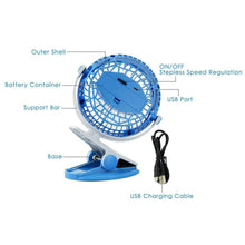 Mini USB Clip Fan widely used in summers for cool down rooms and body purposes.(Battery Not Include) - dailyneed.life