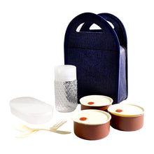 Steel Lunch Box Set (4 pcs, Black) - dailyneed.life