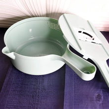 Vegetable Choppers with Drain Basket | 6 in 1 Vegetable Slicer Blades (1 Set) - dailyneed.life