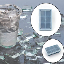 6 Grid Silicone Ice Tray Used In All Kinds Of Places Like Household Kitchens For Making Ice From Water And Various Things And All With Color Box (1 Pc) - dailyneed.life