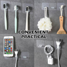 Transparent Self-Adhesive Wall Hook – Drill-Free, Waterproof & Oil-Proof for Toothbrush, Socket (1 Pc) - dailyneed.life
