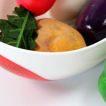 Plastic Rice Pulses Fruits Vegetable Noodles Pasta Washing Bowl and Strainer - dailyneed.life