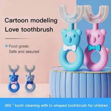 Baby Bear U-shaped Toothbrush Silicone Brush Head (1 Pc) - dailyneed.life