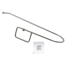 Stainless Steel Drill Free Self-Adhesive Paper Roll Holder Tissue Paper Stand Towel Bar Hanger Kitchen Towel Holder for Kitchen Bathroom Toilet (Pack of 1) - dailyneed.life