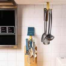 360 Degree Rotating Self Adhesive Plastic Wall Hook Hanger; Multifunctional Hanger with 6 Heavy Duty Claw Hooks - dailyneed.life