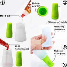 Silicone Cooking Oil Bottle With Basting Brush (Cap Not Include) - dailyneed.life