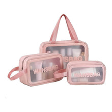 Cosmetic Pouch, Make up Bag for Home & Travel, Toiletry Bag for Cosmetics, Brushes, Accessories Set of 3 Small, Medium & Big - Wash Bag - dailyneed.life