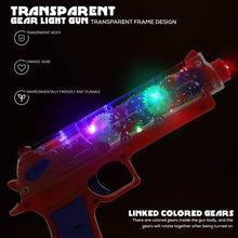 Plastic Gear Simulation Laser Toy Gun – 3D Lights, Music & Rotating Gear (1 Pc, 3+ Years) - dailyneed.life
