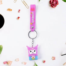 Cute Cartoon Silicone 3D Key Chain with Metal Hook & Strap (Pack of 1) - dailyneed.life