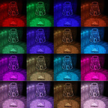 Romantic Crystal Table Lamp, Diamond Lamp, 16 Colors, 6 Brightness Level, Touch / Remote Control Switch, SUB Charging, Lampshade Night Light, Bedroom Bedside, Living Room Decoration - dailyneed.life
