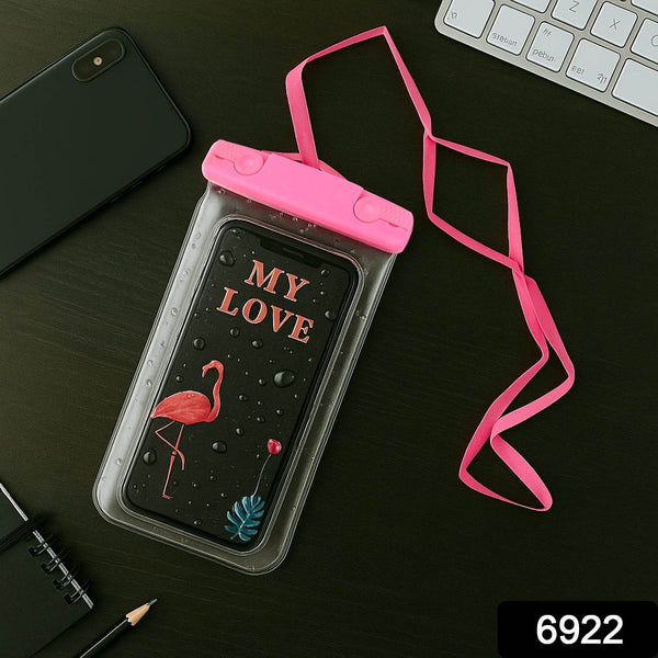 Mobile Cover Pouch Transparent Waterproof Sealed Plastic Smartphone Protective Pouch Cover/Bag for All Mobile Phones - dailyneed.life