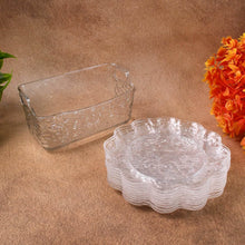 Plastic Household Flower Design Plates Dinner Plates Dish Tray (10 Pcs Set) - dailyneed.life