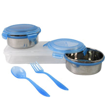 Sumo Lunch Box, with Lunch Bag, Plastic Lunch Box & Plastic Spoon, Fork (2 Pc Set / With Lunch Box) - dailyneed.life