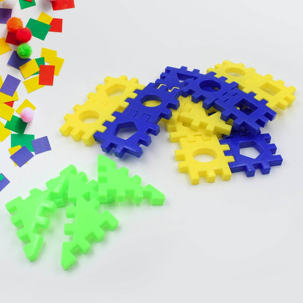 Multi-Color Educational Building Blocks Set for Kids Aged 3-12 - 4 Pc & 12 Pc Options, Perfect Gift for Boys and Girls - dailyneed.life