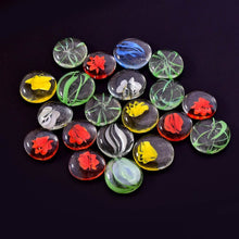 Glass Gem Stone, Flat Round Marbles Pebbles for Vase Fillers, Attractive pebbles for Aquarium Fish Tank. - dailyneed.life