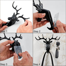 Deer Head Self Adhesive Wall Door Hook Hanger - dailyneed.life