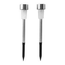 Solar-Powered Stainless Steel Garden Pathway Lights 31x4 cm (2 Pc) - dailyneed.life