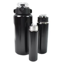 3 In 1 Stainless Steel Insulated Water Bottle, Double Wall Vacuum (3 Pcs Set / Different Size) - dailyneed.life