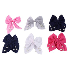 Hair Bow Knot Clip Suitable For Girls (12 Pc / Multicolour & Mix Design) Hair accessories - dailyneed.life