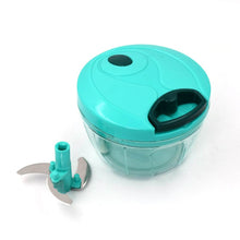 Handy Mini Plastic Vegetable Chopper Cutter, Onion Chopper Vegetables for Kitchen Accessories with 3 Blades - dailyneed.life