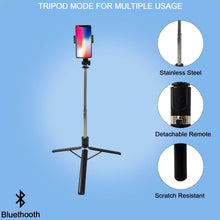 Selfie Stick with Tripod Stand (1 Pc / 160 Cm Long Approx) - dailyneed.life