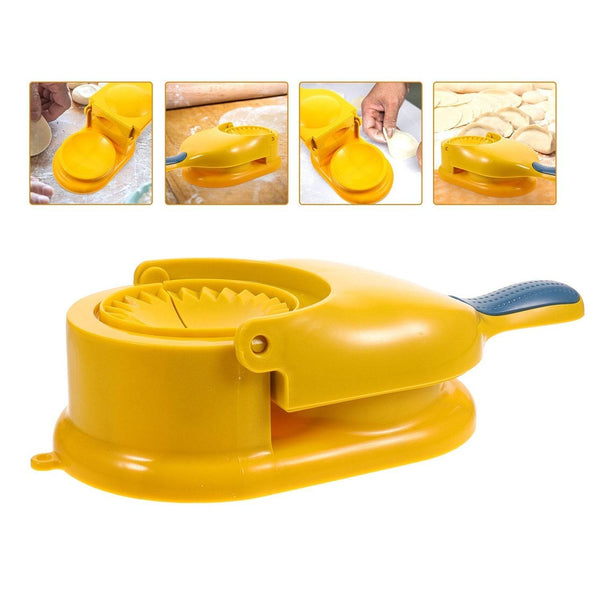 DUMPLING SKIN PRESS MOULD FOR GUJIYA , GHUGHRA , MOMOS MAKING, 2 IN 1 DUMPLING MAKER MOULD MACHINE, KITCHEN DUMPLING MAKING TOOL - dailyneed.life