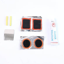 Bicycle Tire Repair Kit Puncture Repair Set with Adhesive Portable Tools (Mix Design / 1 Set) - dailyneed.life