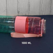 Plastic Water Bottle With Strap and Straw (1000 ML) - dailyneed.life