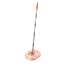 360° Rotatable Ceiling Dust Cleaning Mop Extendable Long Lightweight Handle Mop Heads Pad, Spin Scrubber for Ceiling Floor Bathroom Kitchen Tile - dailyneed.life